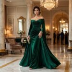 Zimal Emerald Luxe Gown