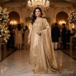 Zimal Golden Aura Embroidered Suit